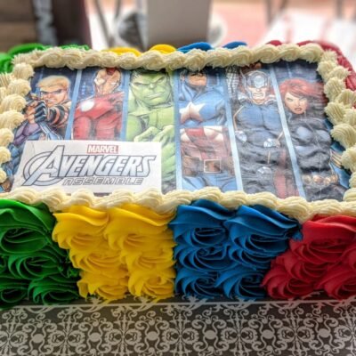 Marvel Sheet Cake