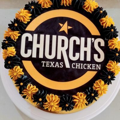 Corporate Circle Cake