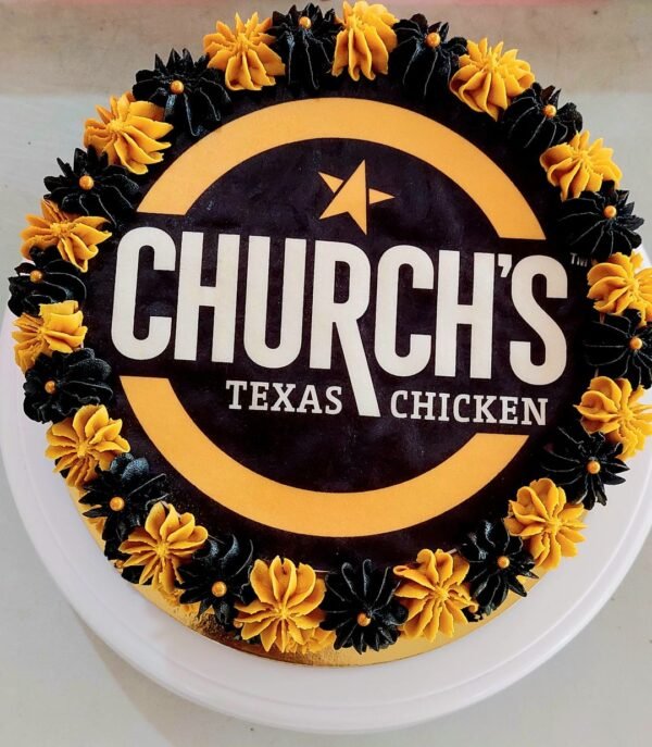 Corporate Circle Cake