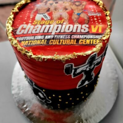 3 layer 8 Inch Photo Cake