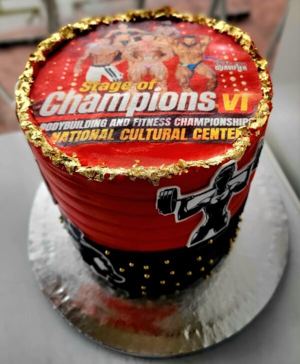 3 layer 8 Inch Photo Cake